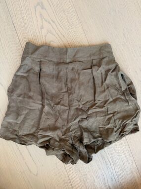 ANEMOS- HIGH-WAIST SHORT SHORT IN LINEN CUPRO